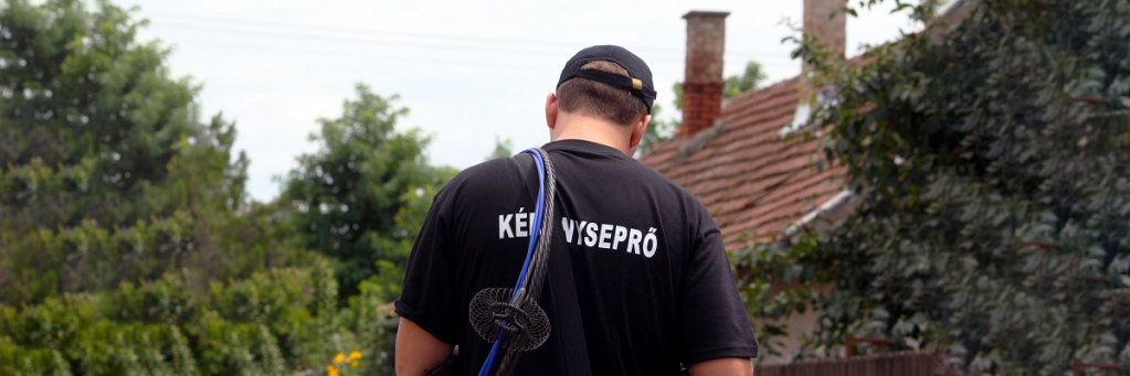 kéményseprő hátulról