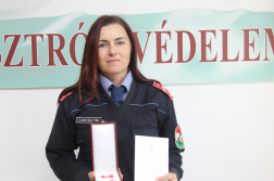 Pajorné Ihász Tünde tűzoltó főtörzsőrmester