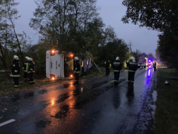 Távolról a baleset helyszíne