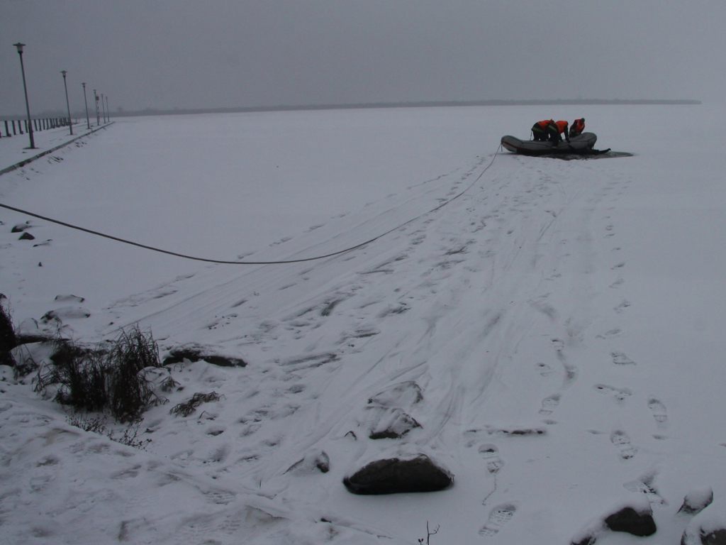 jégről mentés