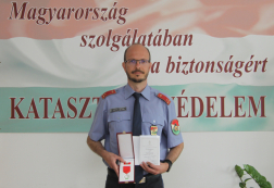 dr. Kozma Gergely tűzoltó százados