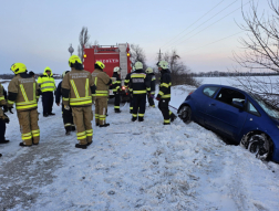 műszaki mentés a havas úton