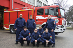 újonc tűzoltók fogadása