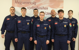 újonc tűzoltók fogadása