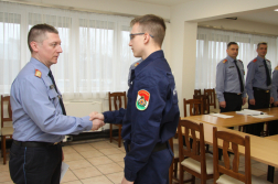 újonc tűzoltók fogadása