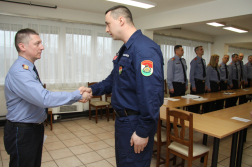 újonc tűzoltók fogadása