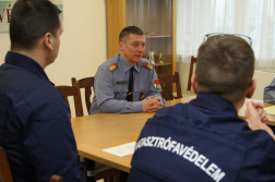 újonc tűzoltók fogadása