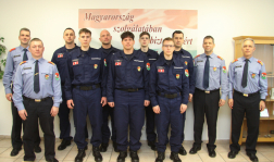 újonc tűzoltók fogadása