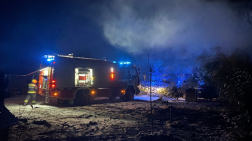 kigyulladt lakóház oltása