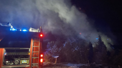 kigyulladt lakóház oltása