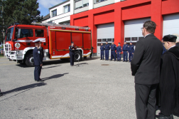 tűzoltóautó ünnepélyes átadása
