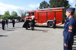 tűzoltóautó ünnepélyes átadása