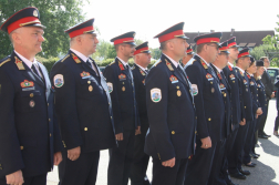 tűzoltóautó ünnepélyes átadása