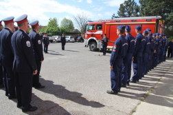 tűzoltóautó ünnepélyes átadása