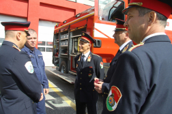 tűzoltóautó ünnepélyes átadása