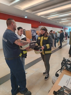 Pillanatok a pályaválasztási kiállításról