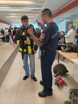 Pillanatok a pályaválasztási kiállításról