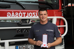 Végh Ádám tűzoltó őrmester